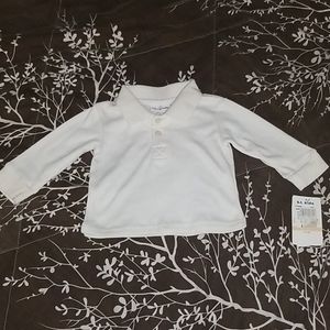 White long sleave collar shirt